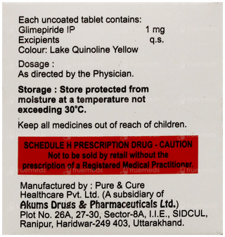 Apriglim 1 Tablet 15